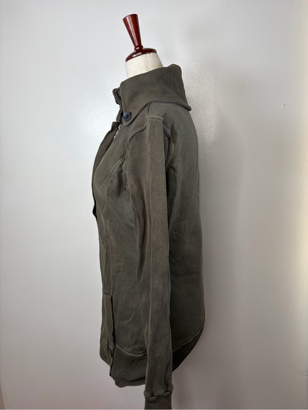 Citizens of Humanity Collared Half Zip Tunic Sweatshirt - Picture 6 of 10